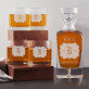 Monogram - Gravírozott whisky kancsó és poharak készlete