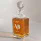 Monogramok - Gravírozott whisky kancsó