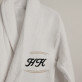Monogramok - Fehér női fürdőköpeny