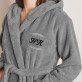 Monogramok - Fleece fürdőköpeny kapucnival