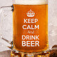 Keep Calm And Drink Beer - Személyre szabott söröskorsó