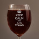 Keep calm a te szavad - Borospohár