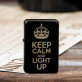 Keep calm - Gravírozott öngyújtó