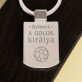 A gólok királya - Fém kulcstartó