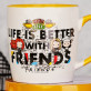 FRIENDS bögre alátéttel