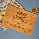 lusta - Gravírozott bambusz vágódeszka