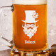 Leprechaun férfi - Személyre szabott söröskorsó