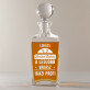 Limited edition - Gravírozott whisky kancsó