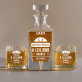Limited edition - Gravírozott whisky kancsó és poharak készlete Limited edition - Gravírozott whisky kancsó és poharak készlete