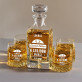 Limited edition - Gravírozott whisky kancsó és poharak készlete Limited edition - Gravírozott whisky kancsó és poharak készlete