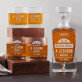 Limited edition - Gravírozott whisky kancsó és poharak készlete
