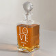 Love - Gravírozott whisky kancsó