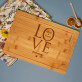 Love together - Gravírozott bambusz vágódeszka