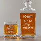 Magic whisky - Gravírozott whisky kancsó és poharak készlete