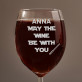 May the wine be with you - Borospohár