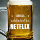 Addicted do Netflix - Személyre szabott söröskorsó