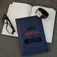 Addicted to Netflix - A5-ös jegyzetfüzet nyomtatással