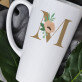 monogram virág - Személyre szabott bögre