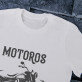 Motoros - Férfi póló nyomtatott mintával