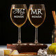 Mr&Mrs - Két borospohár