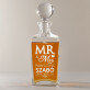 Mr mrs - Gravírozott whisky kancsó