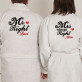 Mr & Mrs right - Fehér fürdőköpenyek pároknak