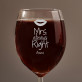 Mrs. Always Right - Borospohár