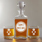 Must have - Gravírozott whisky kancsó és poharak készlete