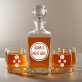Must have - Gravírozott whisky kancsó és poharak készlete