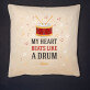 My heart beats like a drum - Díszpárna
