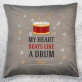 My heart beats like a drum - Díszpárna
