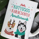 Kutyás karácsony - Személyre szabott bögre