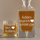 A legjobb whisky - Gravírozott whisky kancsó és poharak készlete