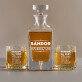 Tölts fel - Gravírozott whisky kancsó és poharak készlete Tölts fel - Gravírozott whisky kancsó és poharak készlete