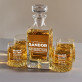 Tölts fel - Gravírozott whisky kancsó és poharak készlete Tölts fel - Gravírozott whisky kancsó és poharak készlete