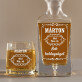 Old no - Gravírozott whisky kancsó és poharak készlete