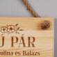 Ifjú pár - Fatábla