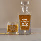 Poet - Gravírozott whisky kancsó és poharak készlete Poet - Gravírozott whisky kancsó és poharak készlete