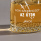 Sok szerencsét az úton - Whiskys pohár