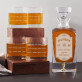 Single barrel - Gravírozott whisky kancsó és poharak készlete