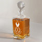 Aranyérmes apa - Gravírozott whisky kancsó