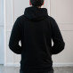 Travel hoodie - Fekete kapucnis pulóver férfiakna