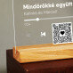 A Te dalod spotify - QR-kód - Nyomtatás akrilüvegen