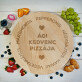 Kedvenc pizza fajta - Forgatható tálaló deszka
