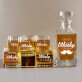 Whisky time - Gravírozott whisky kancsó és poharak készlete Whisky time - Gravírozott whisky kancsó és poharak készlete