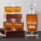 Whisky time - Gravírozott whisky kancsó és poharak készlete