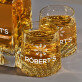 Whisky warmer - Gravírozott whisky kancsó és poharak készlete