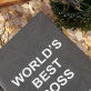 World`s best boss - A5-ös jegyzetfüzet nyomtatással