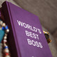 World`s best boss - A5-ös jegyzetfüzet nyomtatással