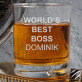 World`s best boss - Whiskys pohár